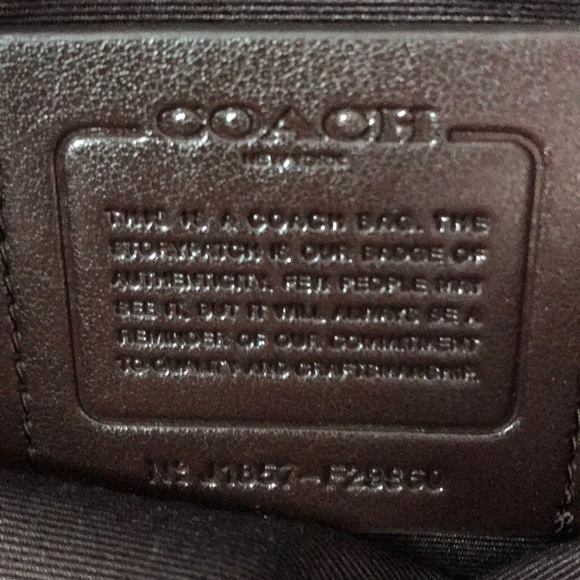 Coach Signature Crossbody Bag - Picture 4 of 6